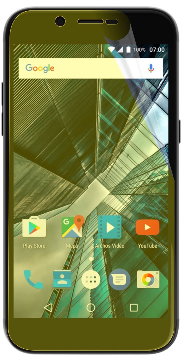 3x 3D Full Cover Schutzfolie für Archos 50 Graphit (3)