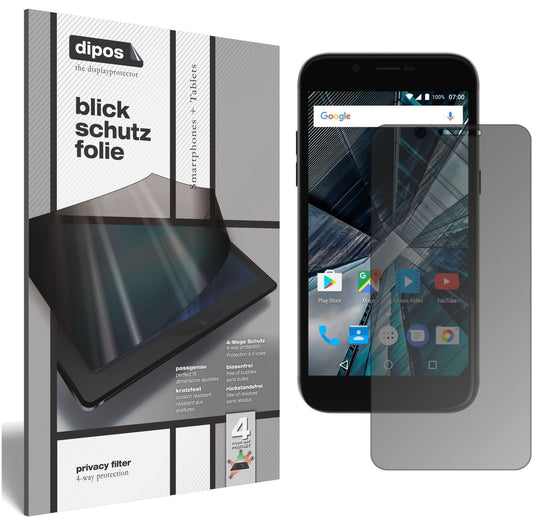 Blickschutzfolie für Archos 50 Graphite matt Schut (1)