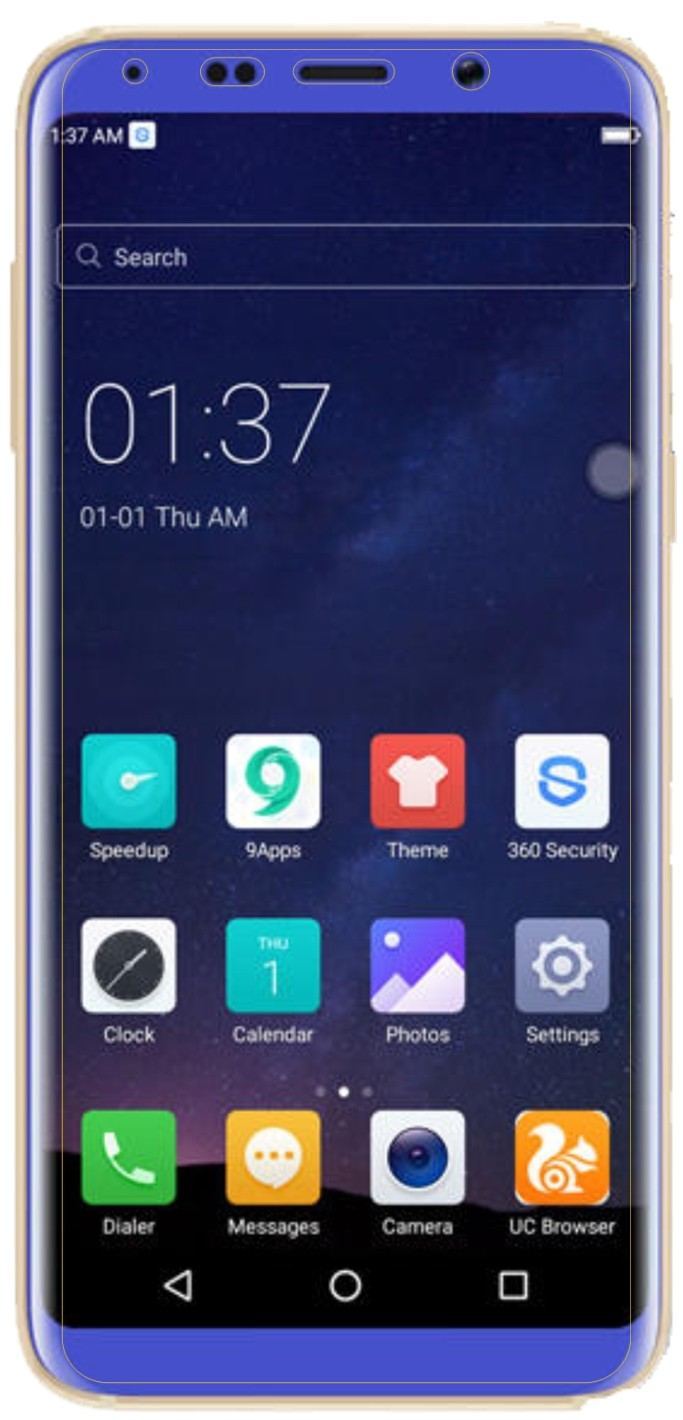2x Schutzfolie klar für BLUBOO S8 Display-Schutzfo (5)