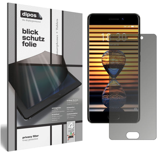 Blickschutzfolie für Meizu Pro 7 matt Schutzfolie  (1)