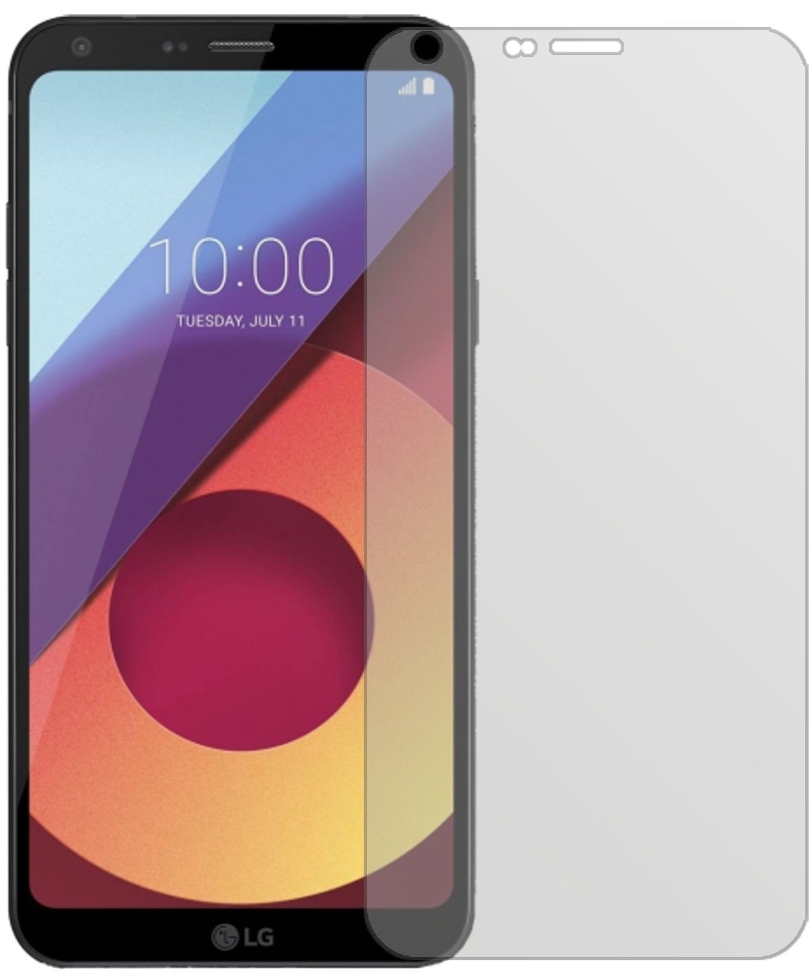 2x Schutzfolie matt für LG Q6+ Display-Schutzfolie (2)