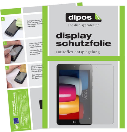 2x Schutzfolie matt für LG G Pad 4 Display-Schutzf (1)