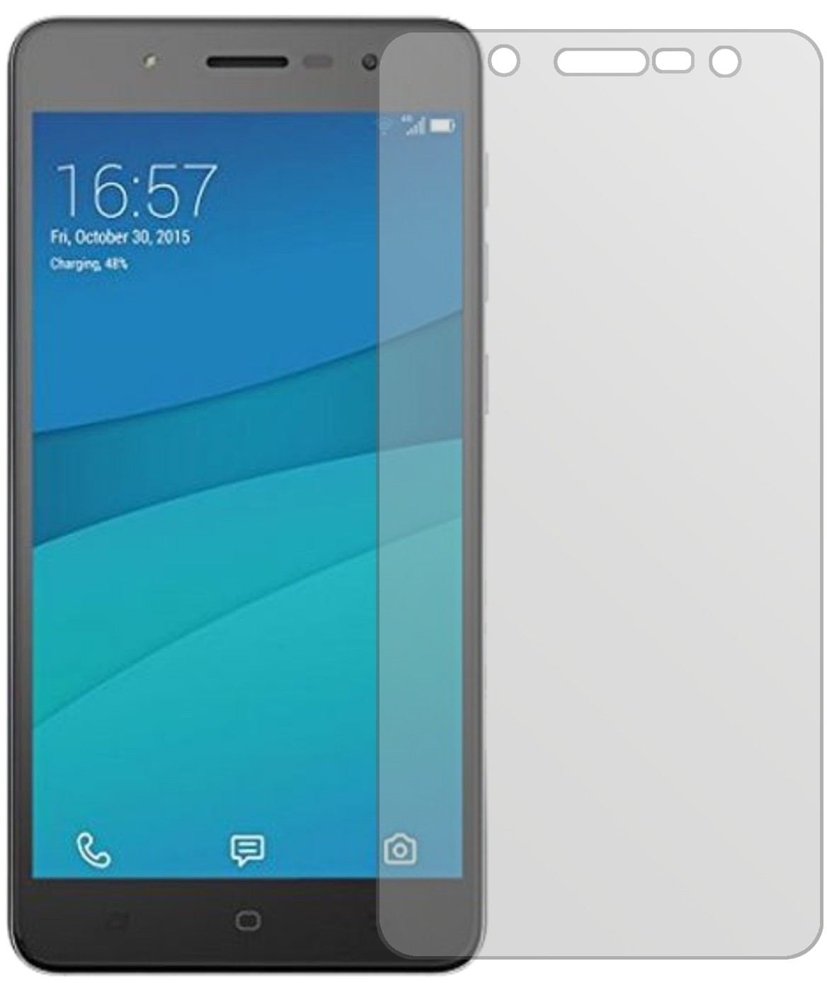 2x Schutzfolie matt für Hisense L695 Display-Schut (2)