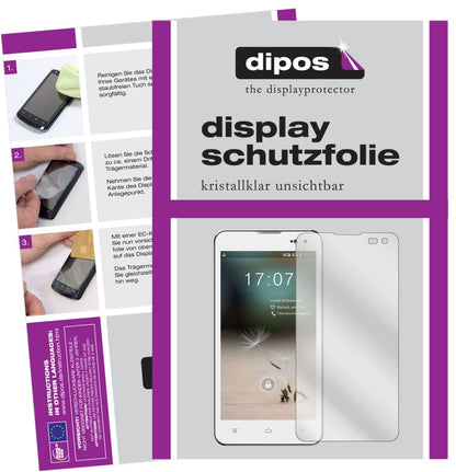 2x Schutzfolie klar für Hisense HS-U971AE Display- (1)