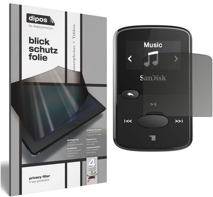 Blickschutzfolie für SanDisk Clip Jam matt Schutzf (1)