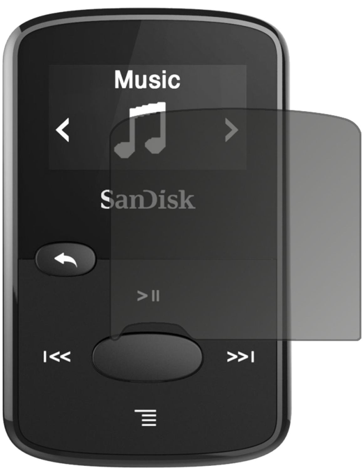 Blickschutzfolie für SanDisk Clip Jam matt Schutzf (2)