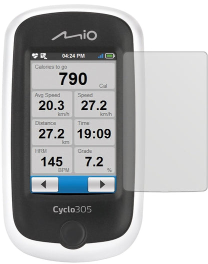 3x Schutzfolie matt für Mitac Mio Cyclo 305 HC Dis (2)