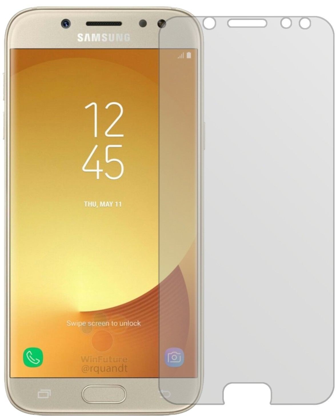 6x Schutzfolie matt für Samsung Galaxy J5 Pro (201 (2)