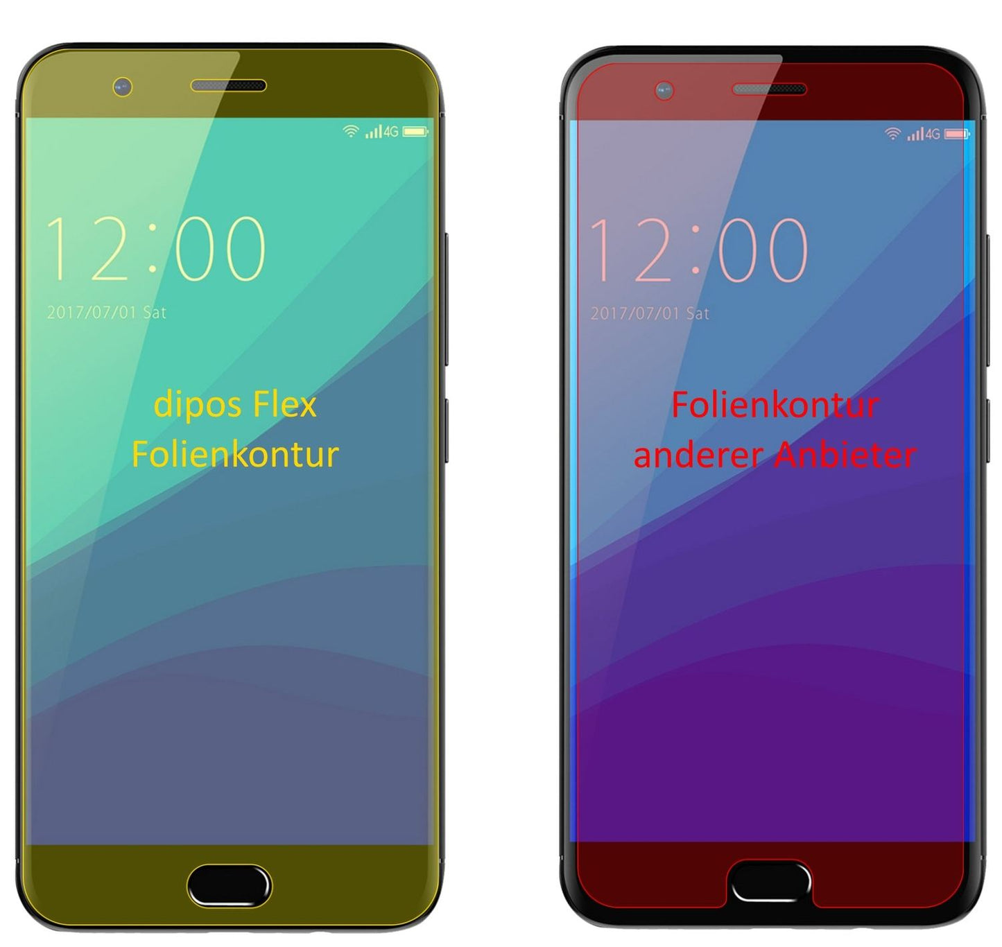 3x 3D Full Cover Schutzfolie für Umidigi C2 (2)