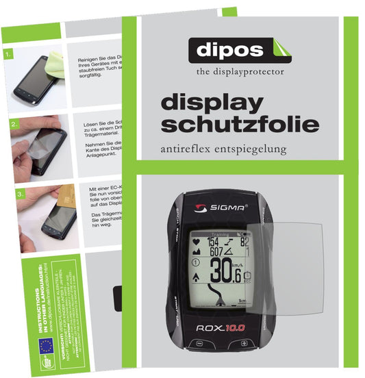 3x Schutzfolie matt für Sigma Rox 10.0 Display-Sch (1)