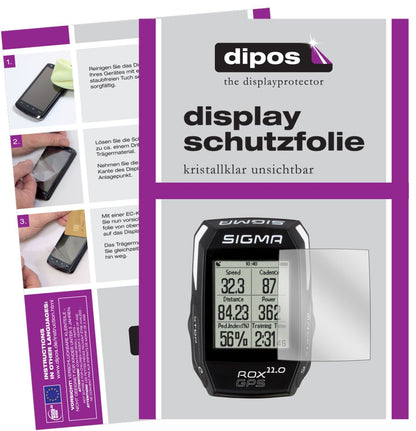 3x Schutzfolie klar für Sigma Rox GPS 11.0 Display (1)