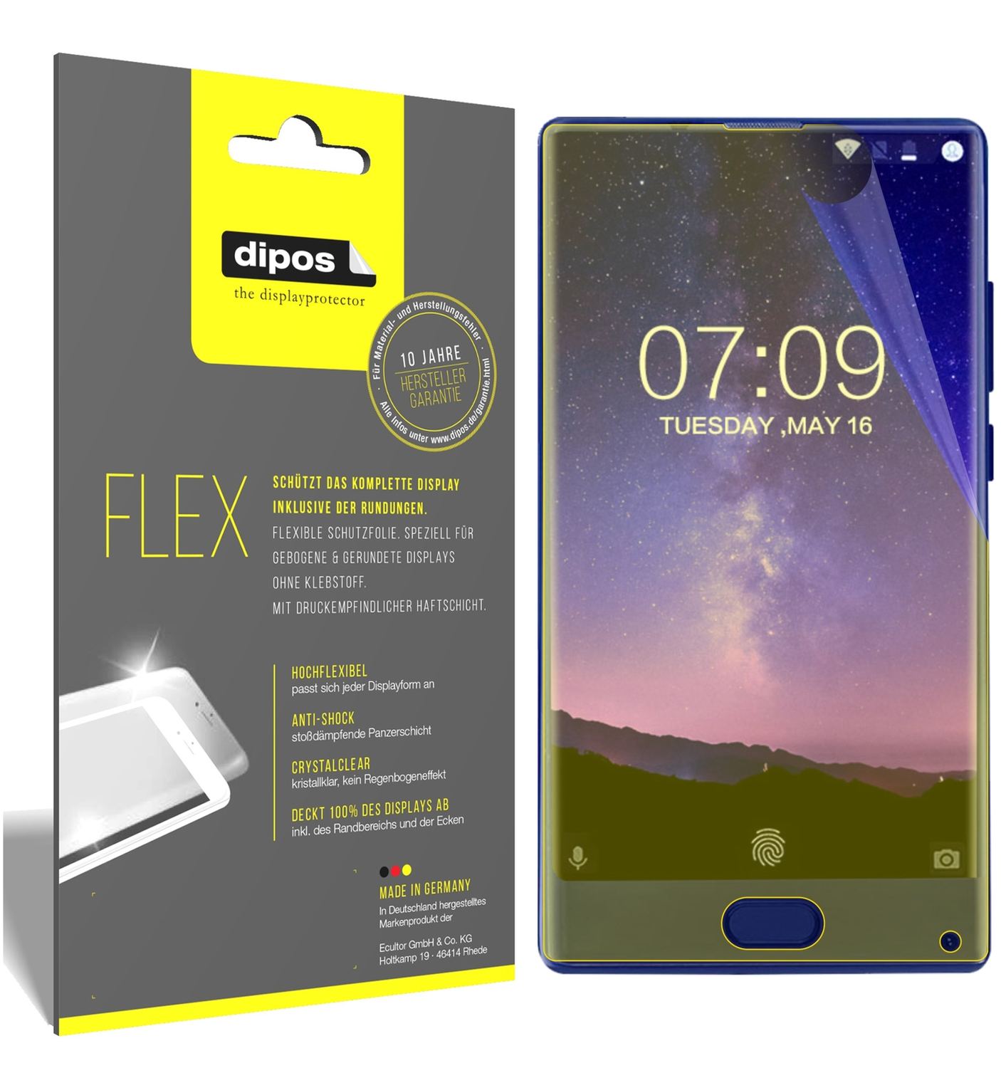 3x 3D Full Cover Schutzfolie für Doogee Mix (5,5 Z (1)