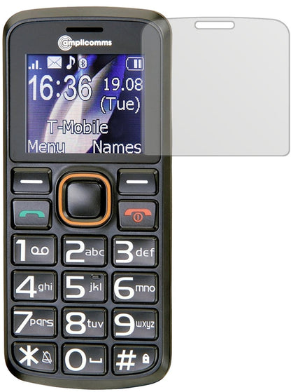 2x Schutzfolie matt für Amplicomms PowerTel M6300  (2)