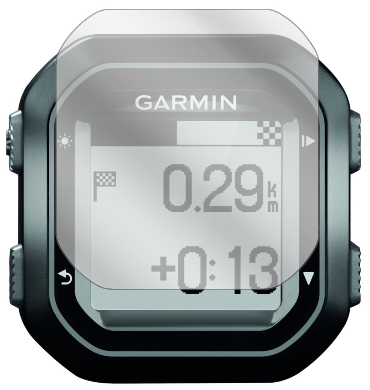 6x Schutzfolie klar für Garmin Edge 20 Display-Sch (2)