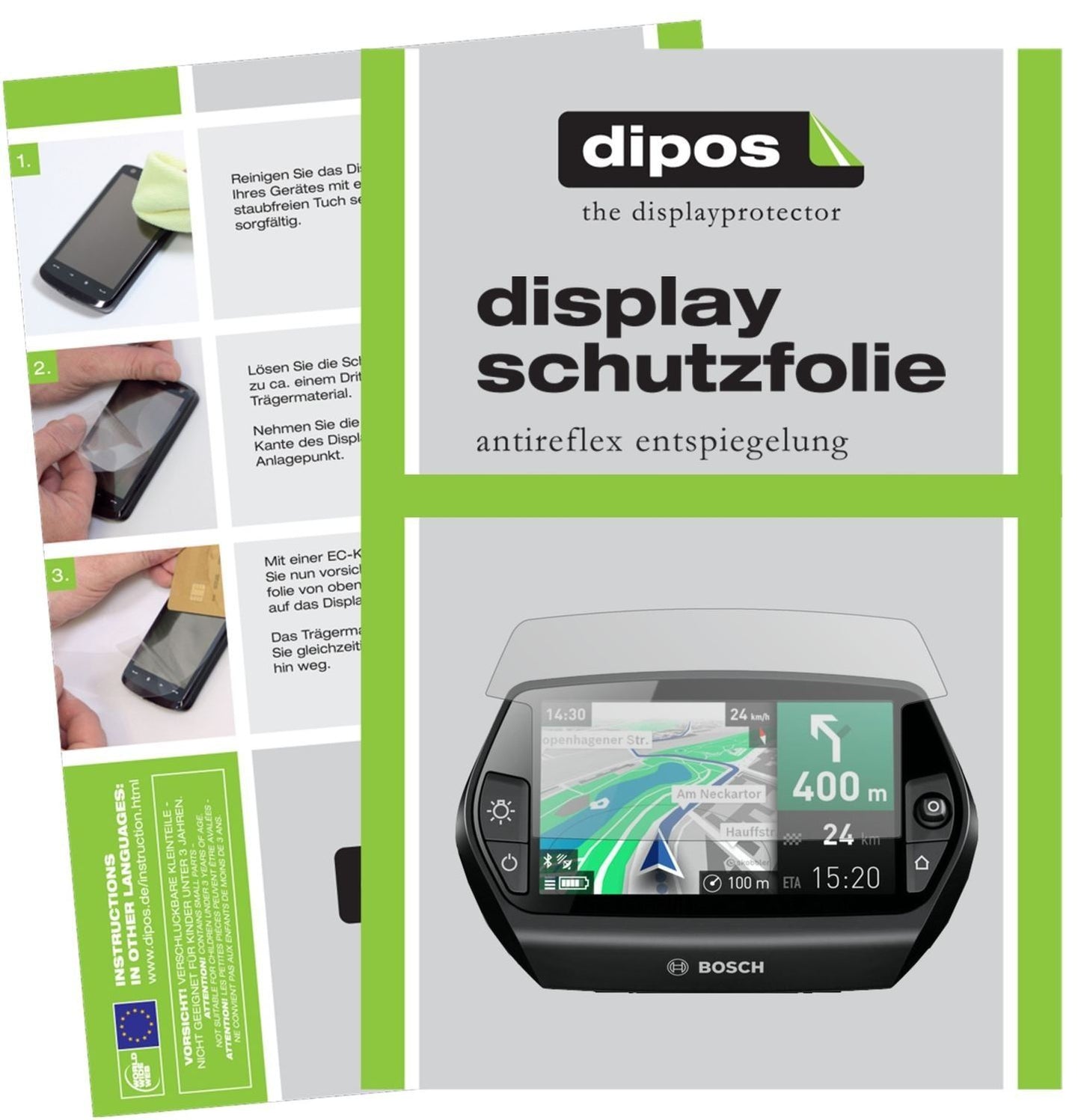 6x Schutzfolie matt für Bosch Nyon (E-Bike Display (1)