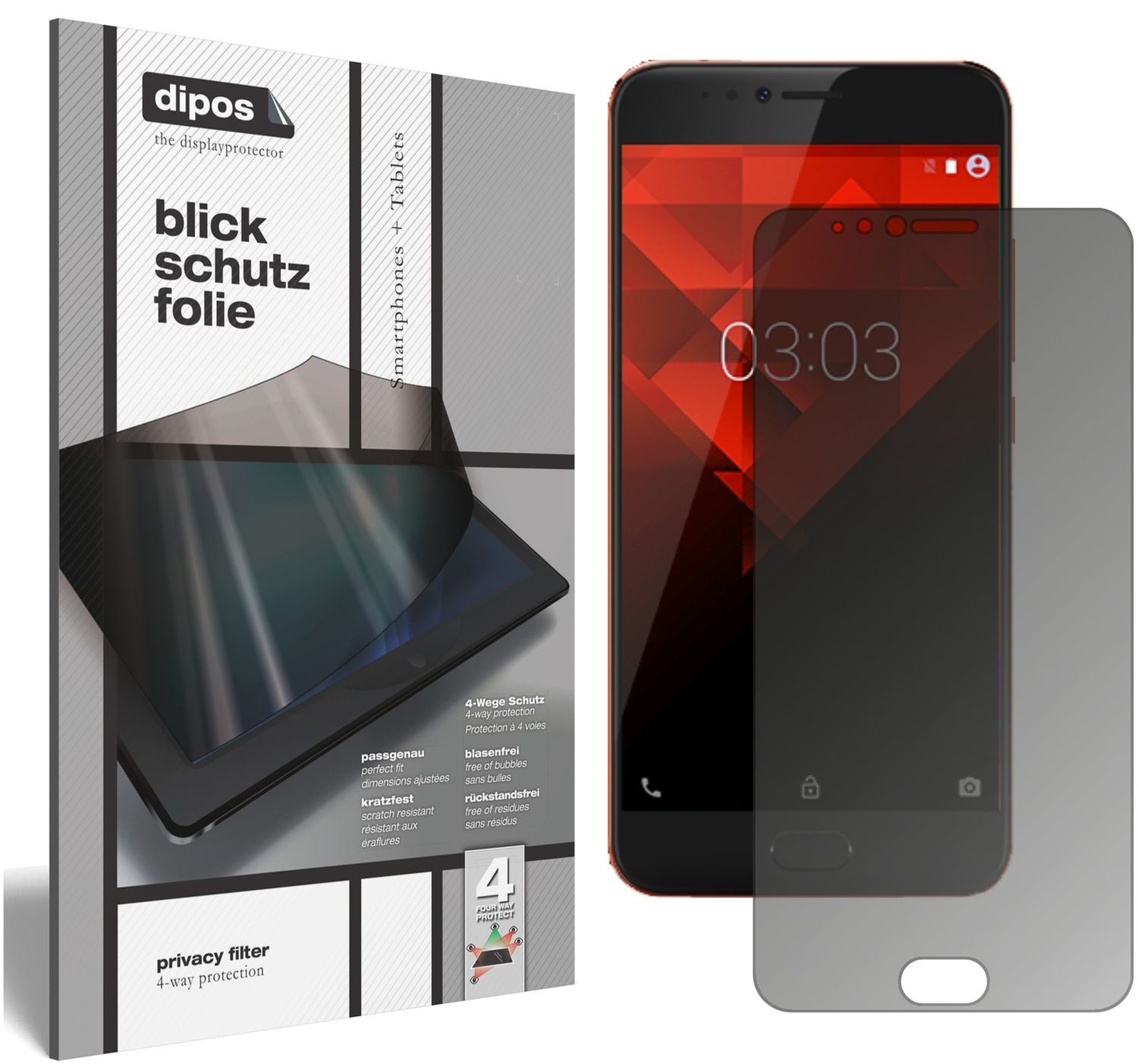 Blickschutzfolie für NOA Element H10LE matt Schutz (1)