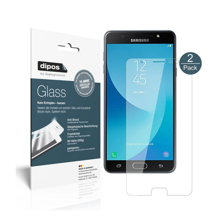2x 9H Schutzfolie für Samsung Galaxy J7 Max Panzer (1)