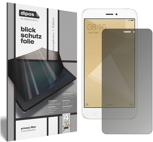 Blickschutzfolie für Xiaomi Redmi 4X matt Schutzfo (1)