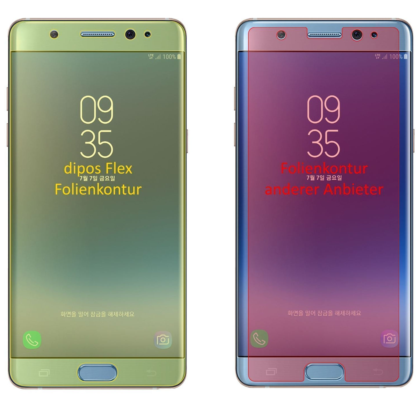 3x 3D Full Cover Schutzfolie für Samsung Galaxy No (2)