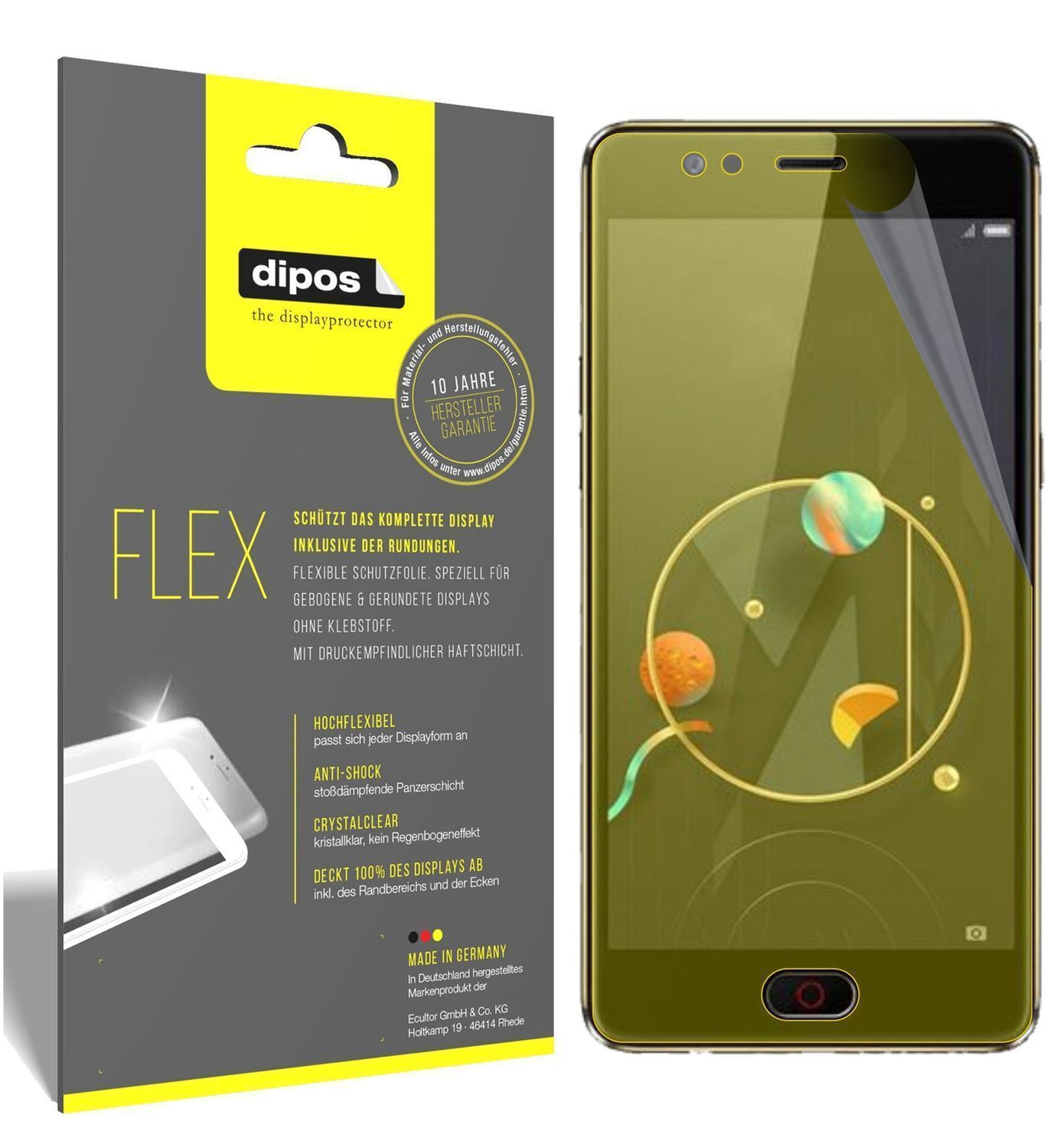 3x 3D Full Cover Schutzfolie für Archos Diamond Al (1)