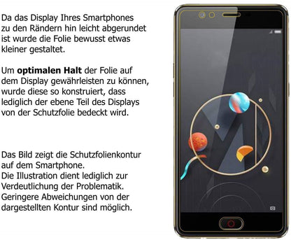 2x 9H Schutzfolie matt für Archos Diamond Alpha Pa (9)