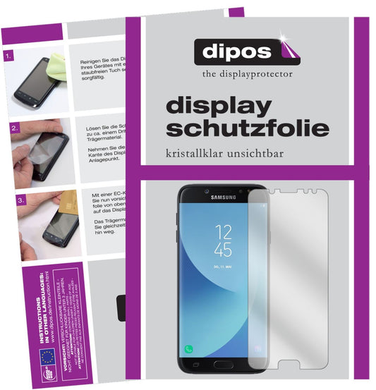 6x Schutzfolie klar für Samsung Galaxy J7 2017 Dis (1)