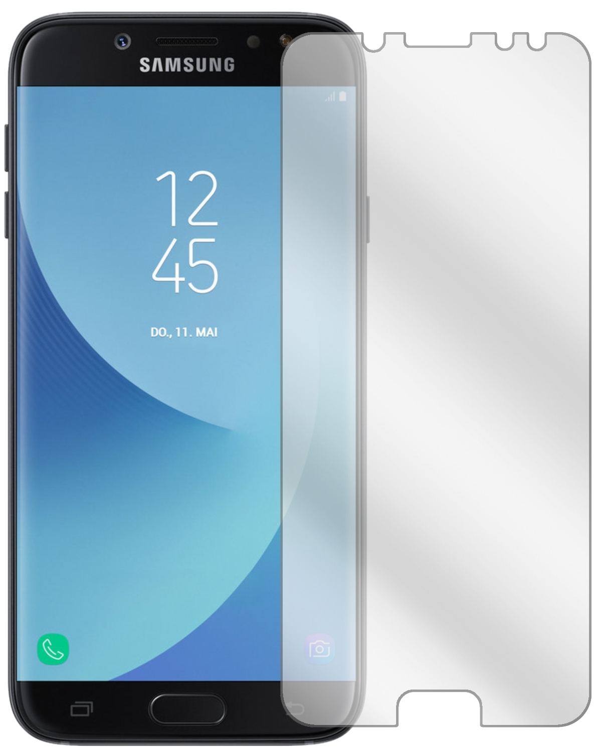 6x Schutzfolie klar für Samsung Galaxy J7 2017 Dis (2)