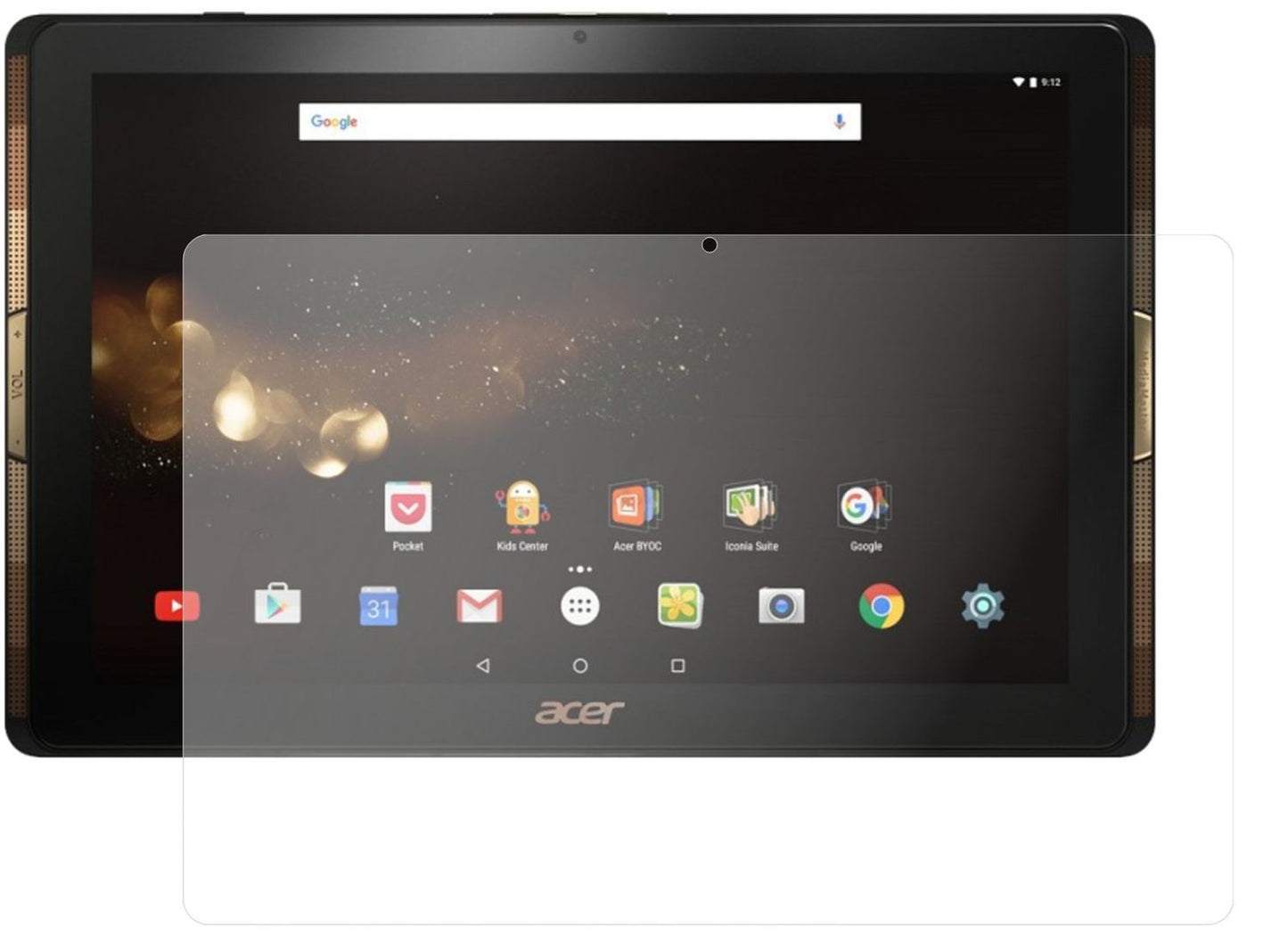 2x 9H Schutzfolie matt für Acer Iconia Tab 10 A3-A (1)
