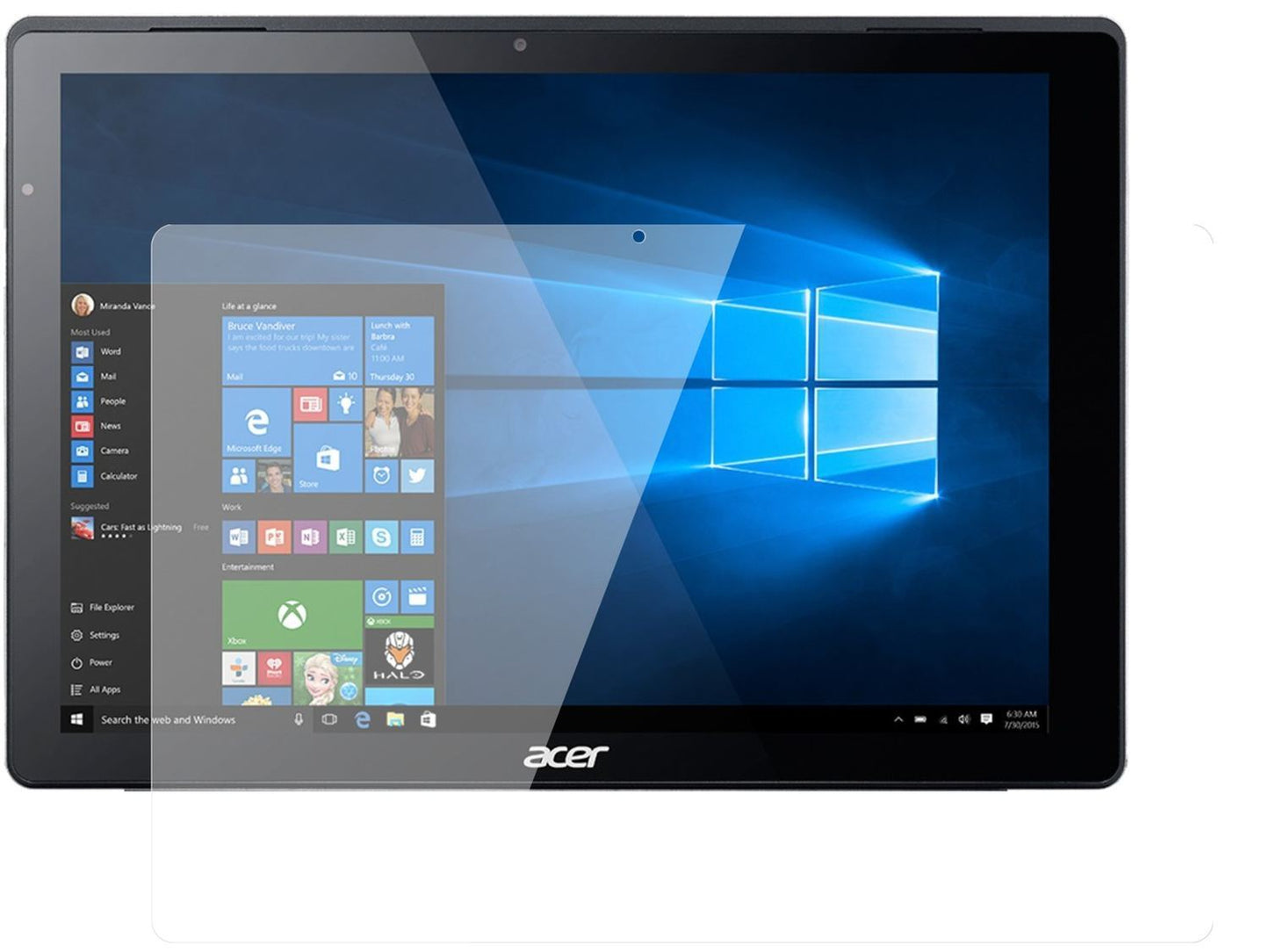 2x 9H Schutzfolie für Acer Switch Alpha 12 Panzerf (1)