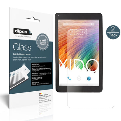 2x 9H Schutzfolie matt für XIDO Tablet X110 Panzer (2)
