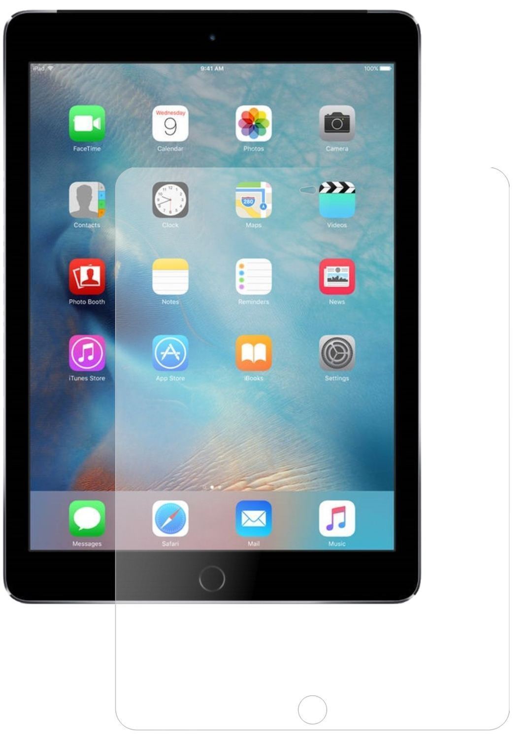2x 9H Schutzfolie matt für Apple iPad Air / Air 2  (1)