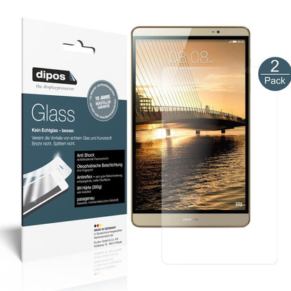 2x 9H Schutzfolie matt für Huawei Mediapad M2 8.0  (2)