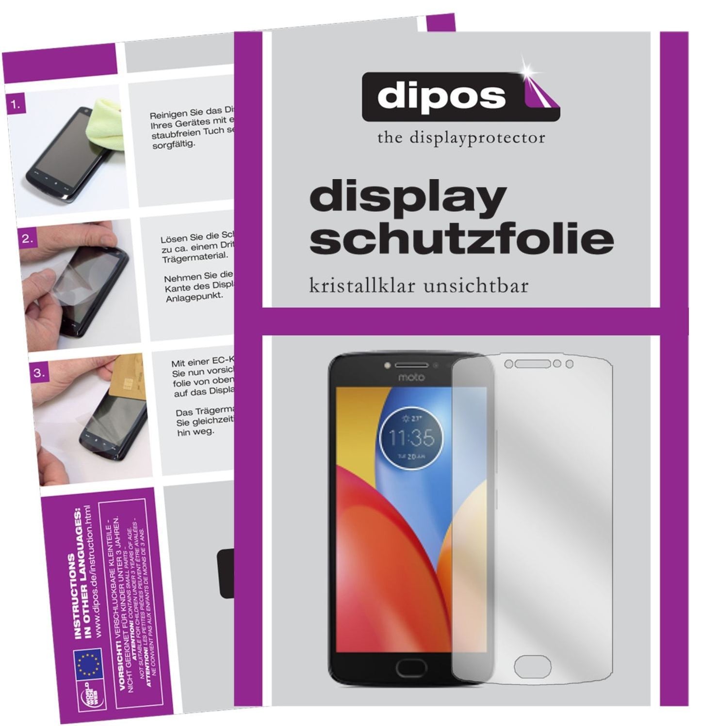 6x Schutzfolie klar für Lenovo Moto E4 Plus Displa (1)