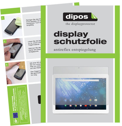 2x Schutzfolie matt für Trekstor Surftab breeze 10 (1)