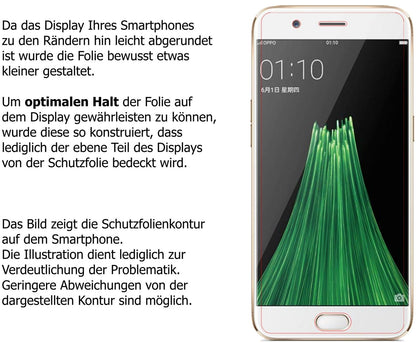 Blickschutzfolie für Oppo R11 matt Schutzfolie Pri (5)