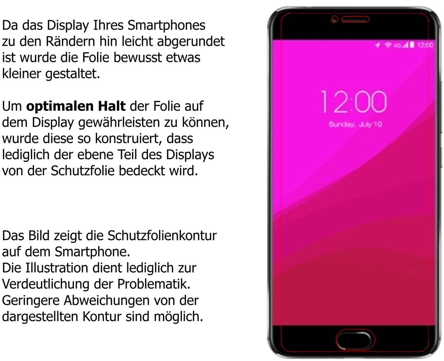 2x Schutzfolie matt für Umidigi Z1 Pro Display-Sch (6)