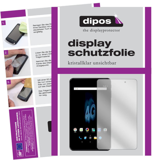 2x Schutzfolie klar für Allview Viva H802 LTE Disp (1)