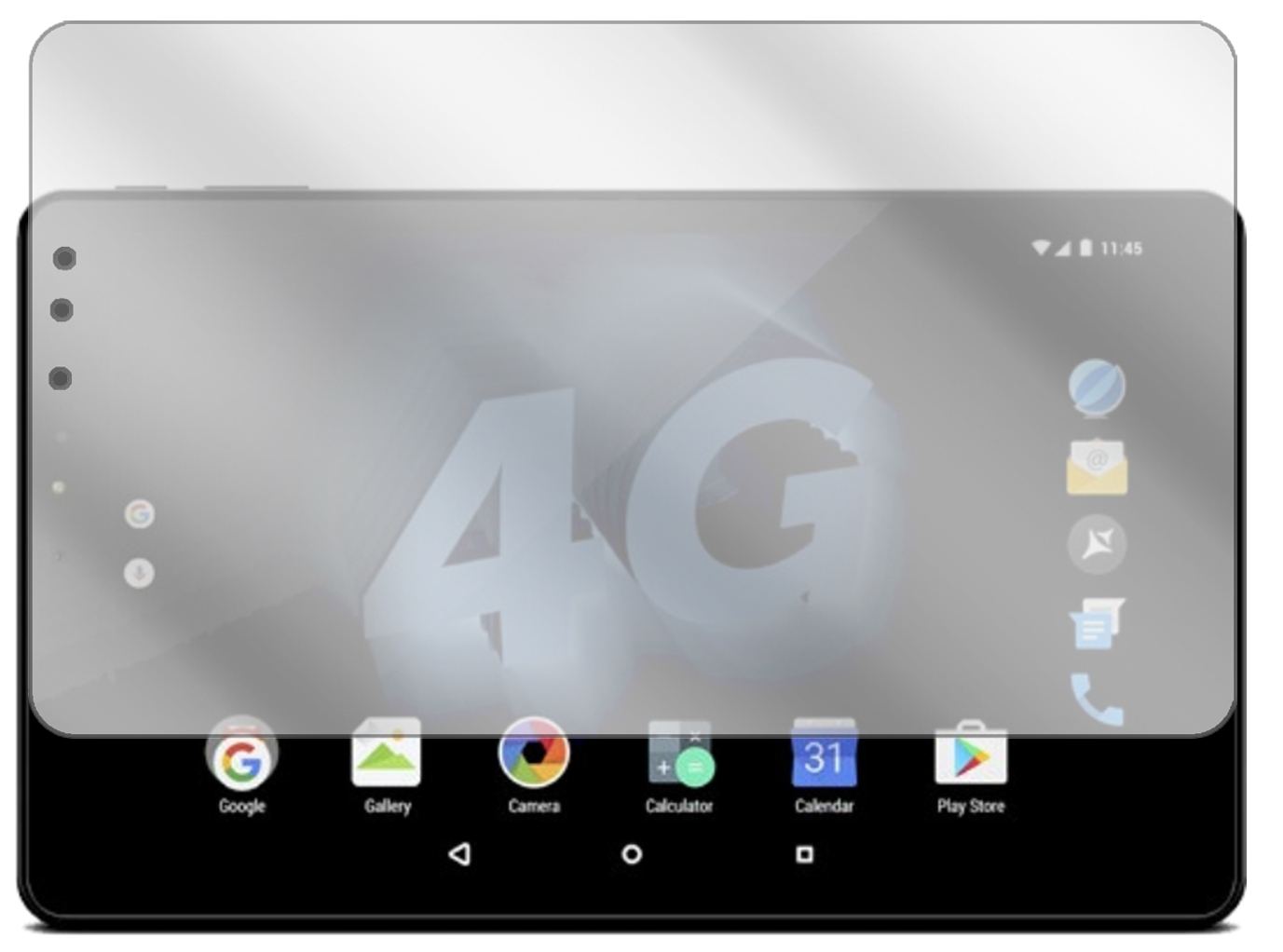 2x Schutzfolie klar für Allview Viva H1002 LTE Dis (2)