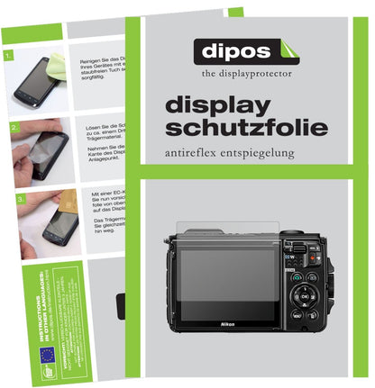 6x Schutzfolie matt für Nikon Coolpix W300 Display (1)