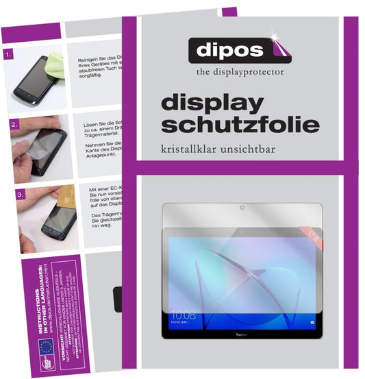 2x Schutzfolie klar für Huawei Honor Play Pad 2 8  (1)