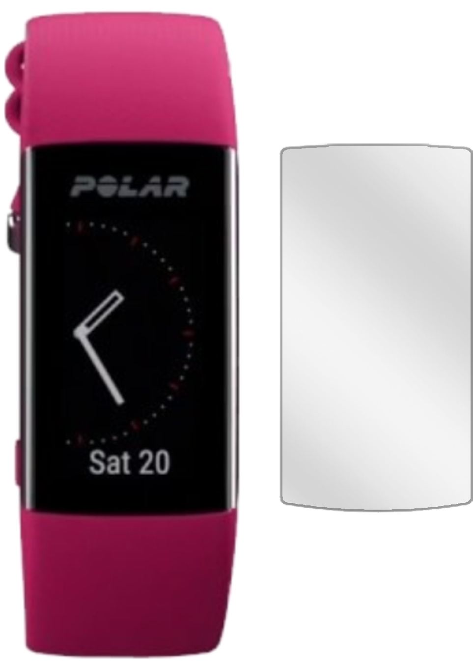6x Schutzfolie klar für Polar A370 Display-Schutzf (2)