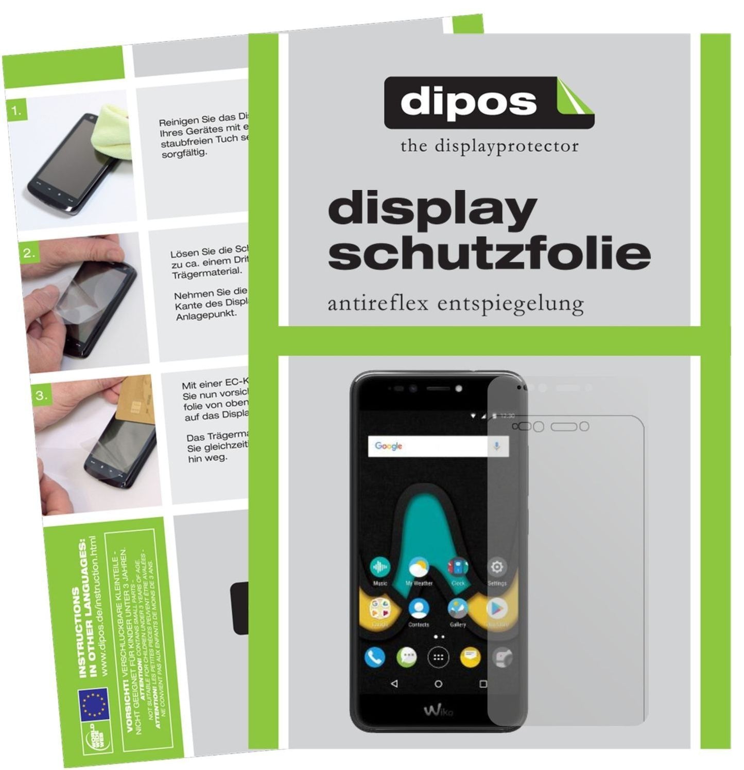 6x Schutzfolie matt für Wiko Upulse Lite Display-S (1)