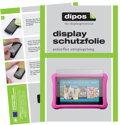 2x Schutzfolie matt für Amazon Fire HD 8 Kids Edit (1)