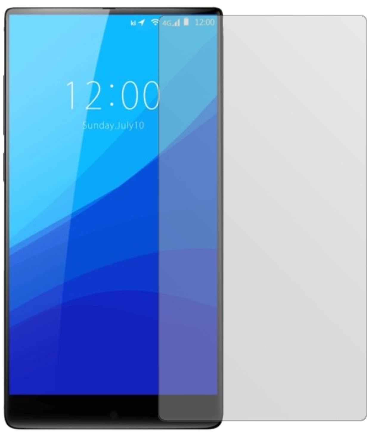 2x Schutzfolie matt für Umidigi Crystal Display-Sc (2)