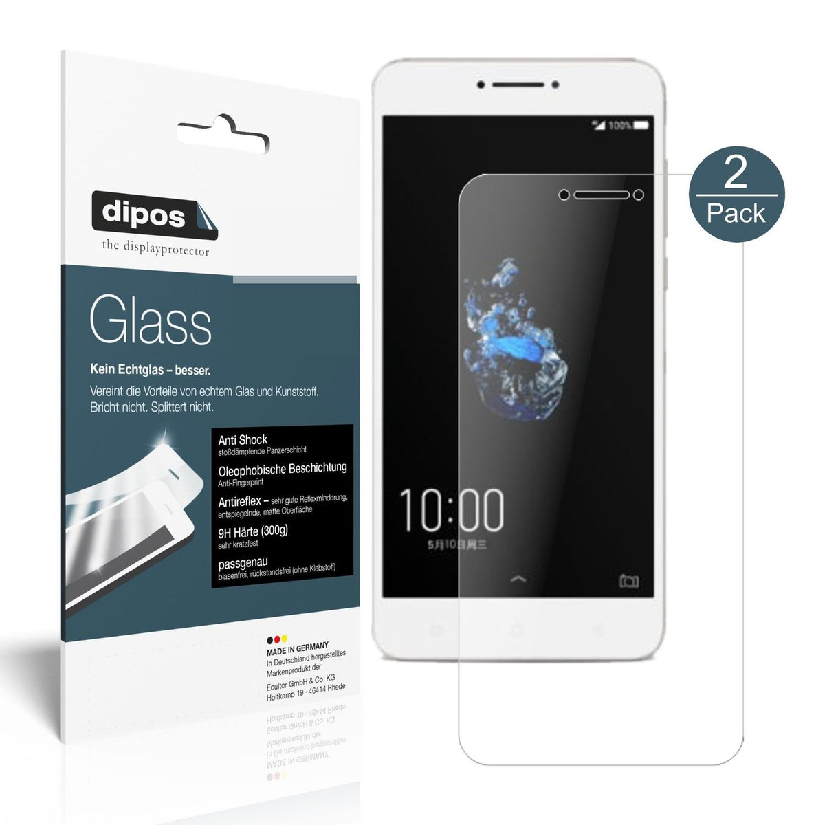 2x 9H Schutzfolie matt für Coolpad Cool Play 6 Pan (1)