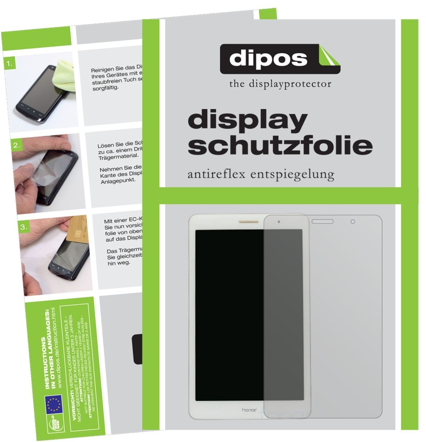 2x Schutzfolie matt für Huawei MediaPad T3 7.0 Dis (1)
