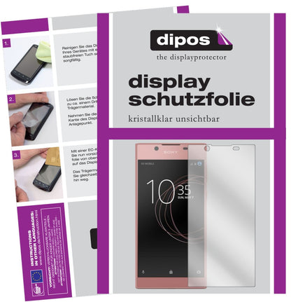 6x Schutzfolie klar für Sony Xperia L1 Display-Sch (1)