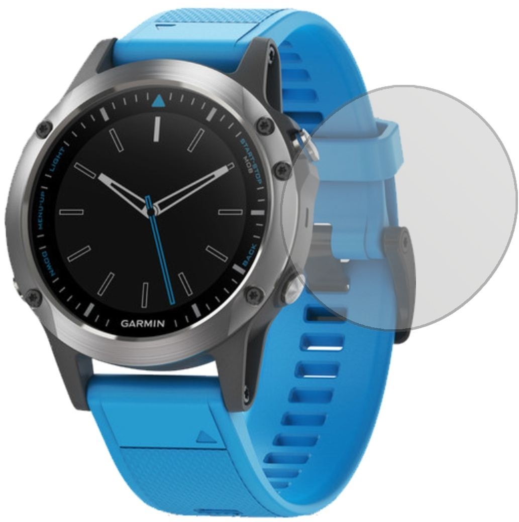 6x Schutzfolie matt für Garmin quatix 5 Display-Sc (2)