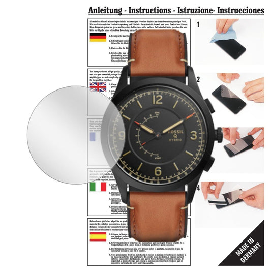 6x Schutzfolie klar für Fossil Q Activist Display- (1)