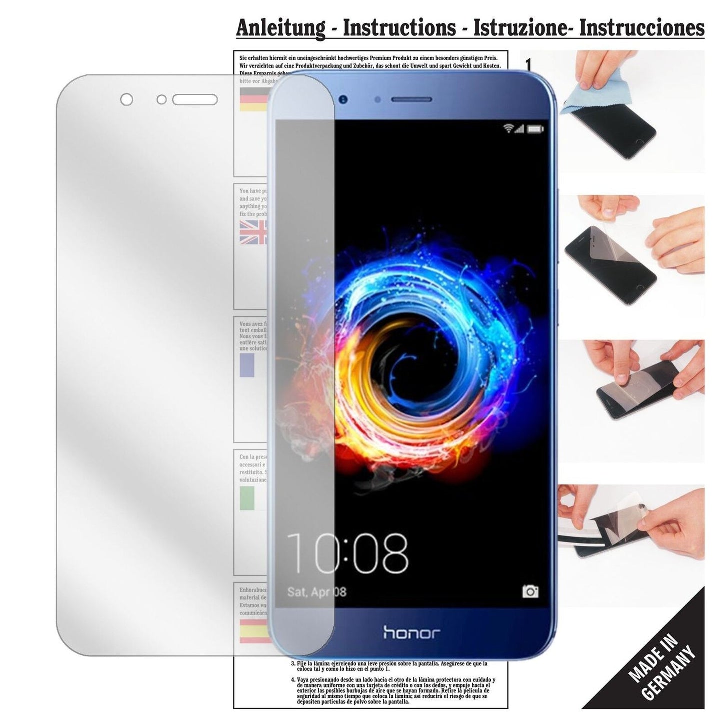 6x Schutzfolie klar für Huawei Honor 8 Pro Display (1)